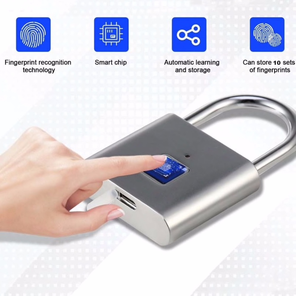Keyless USB Rechargeable Fingerprint Doorlock